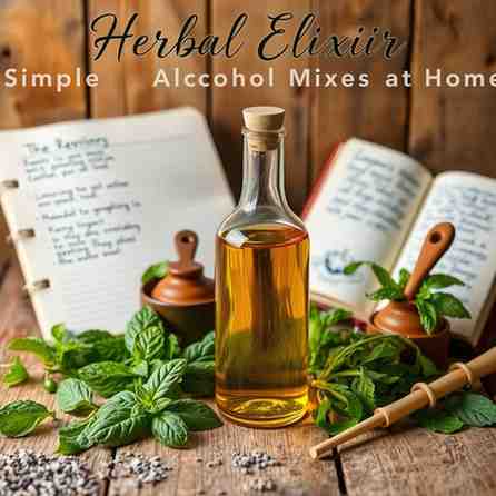 Herbal Elixir - Simple Alcohol Mixes at Home
